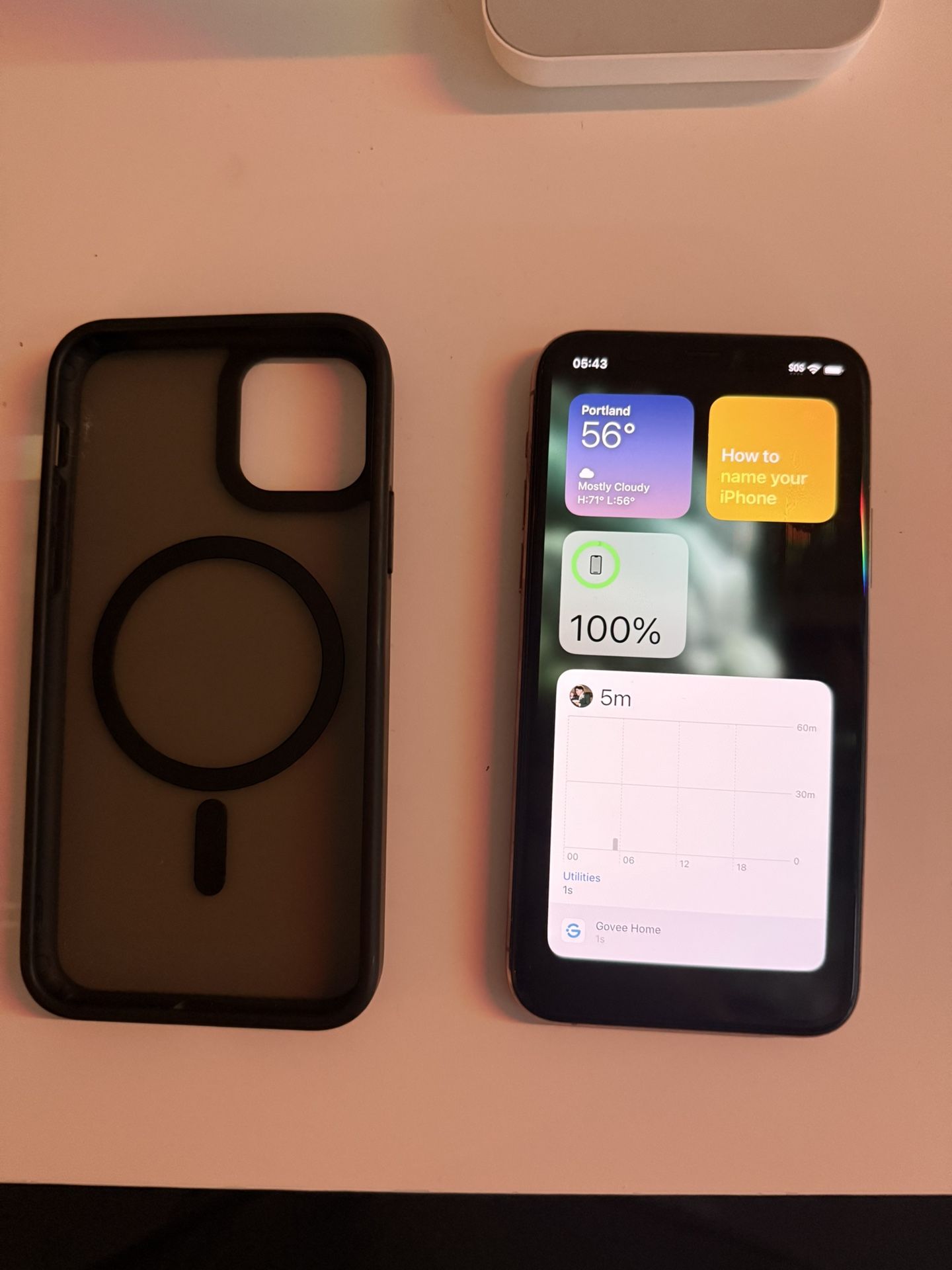 iPhone 11 Pro With Case And Charger