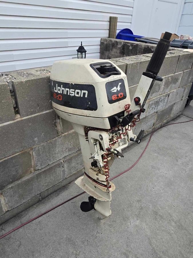 Mid 90's Johnson 6 horsepower 2 stroke