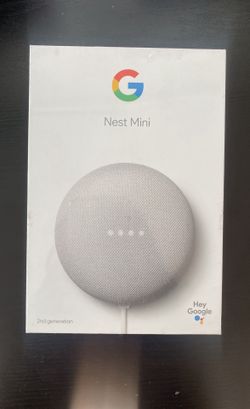 Unopened Nest Mini “Hey Google”