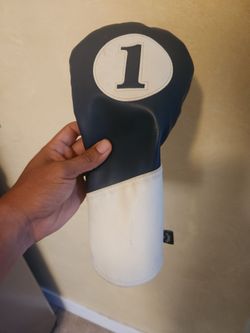 Callaway Golf Vintage Retro Navy Blue & White Driver Head Cover