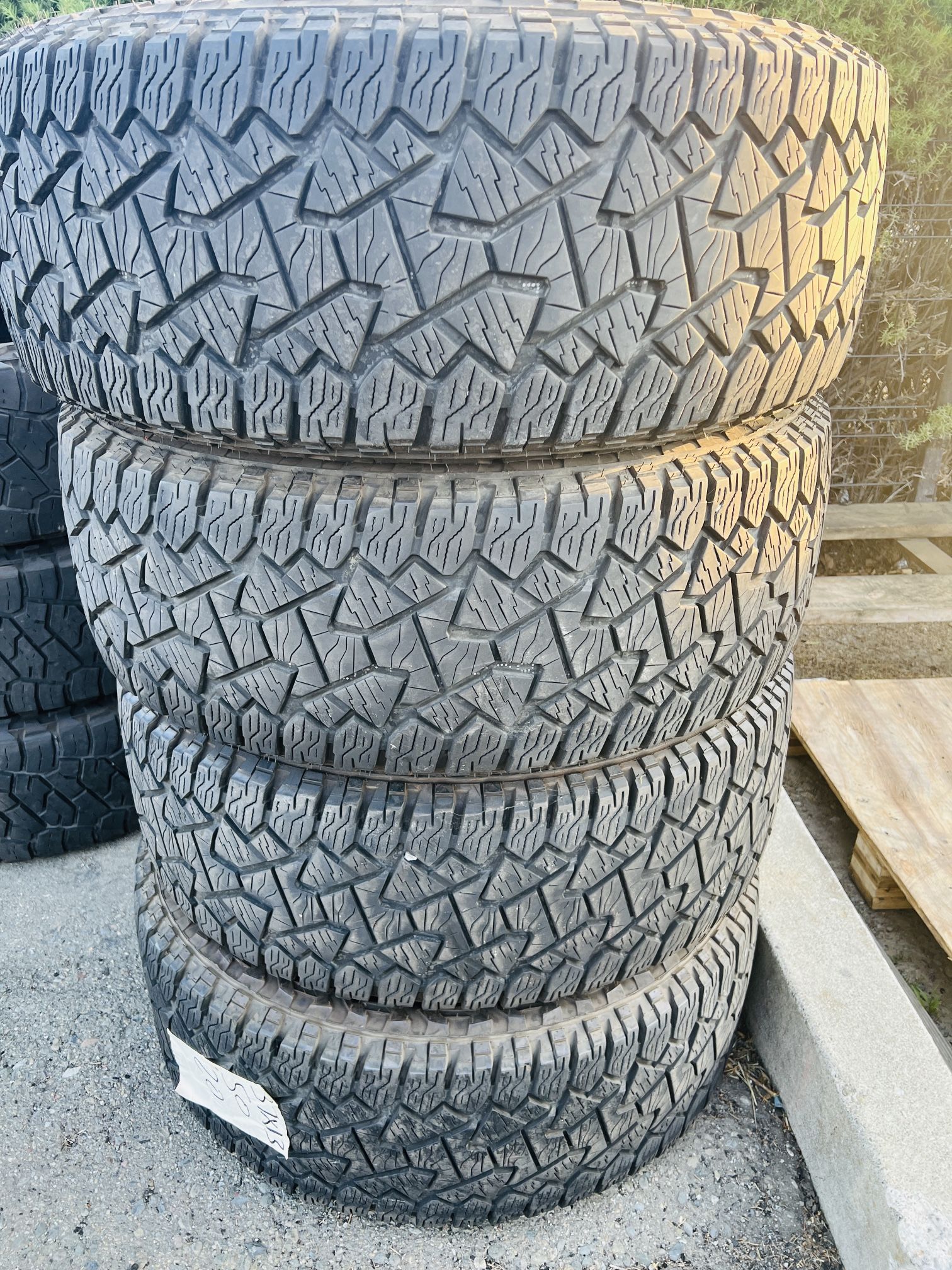 37x1350R20 Used Tires 37” For 20” Wheels