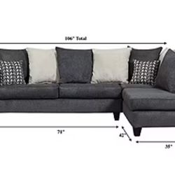 L shaped couch 