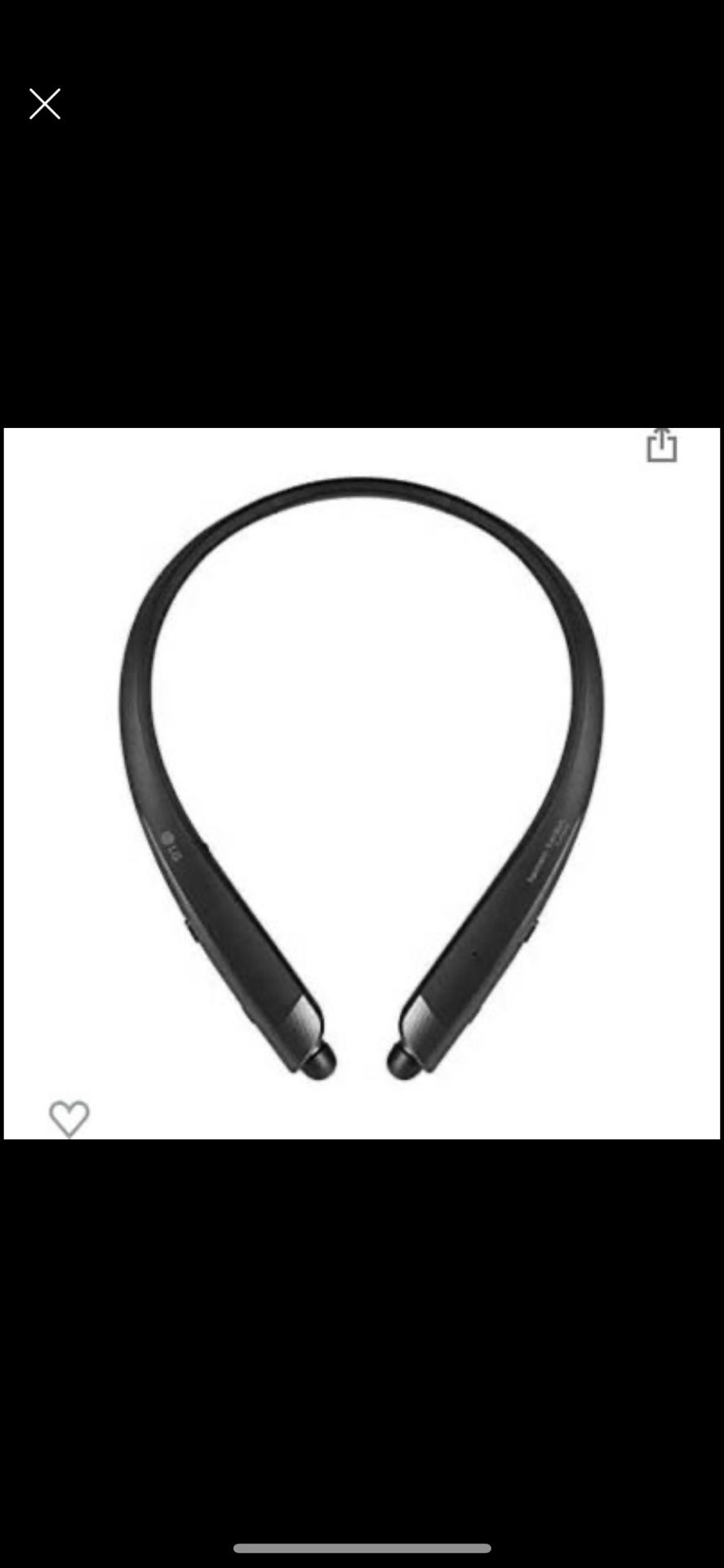 LG Tone Platinum Plus HBS-1125 Wireless Stereo Headset - Black
