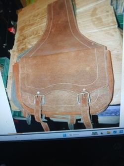 Leather Western Saddle Bags
