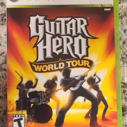 Xbox 360 Guitar Hero World Tour game