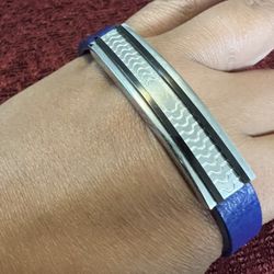 Bracelet Leather And Stainless Steel