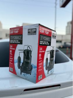 Everbilt Sump Pump (new/unboxed)