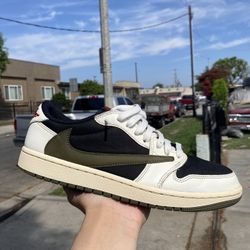 Jordan 1 Low Travis Scott Olive