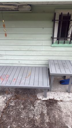 FREE Outdoor Table and Bench