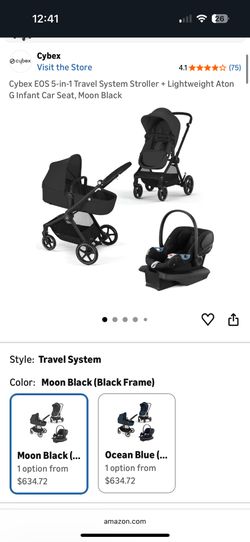 CYBEX EOS 5N1 stroller combo