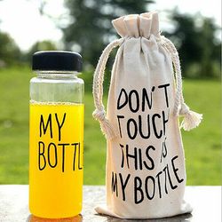 Don't Touch This Is My Bottle Portable Travel Bottle 500ml