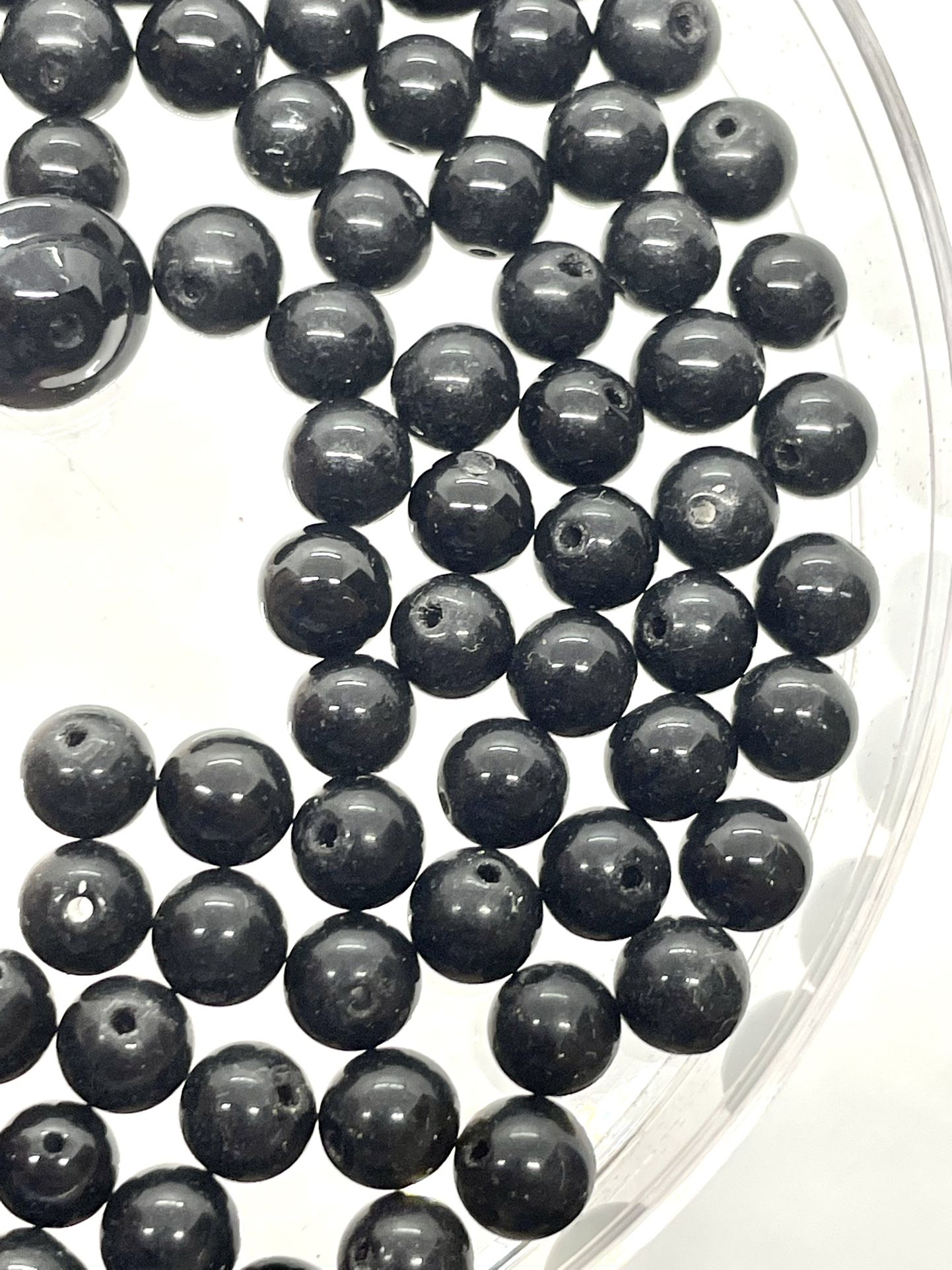 Vintage Trifari Black Beads 80ct