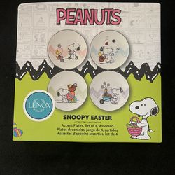 Snoopy Lenox Peanuts Easter Plates