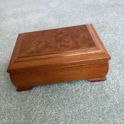 New Women’s Or Men’s Jewelry Box With Room To Put Two Pictures In It, 7.75” x 5.5” x 2.75”