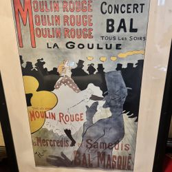 Framed Moulin Rouge Picture