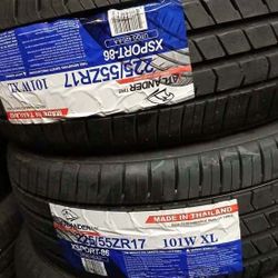 4 New Tires  225/55/17 Atlander Tires