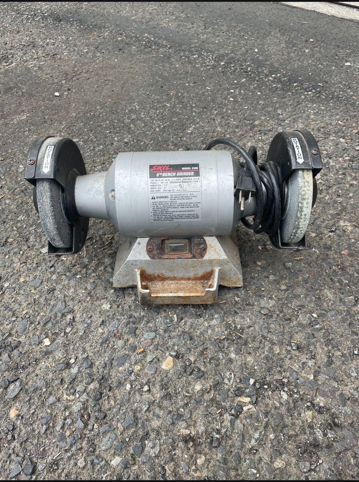 6 Inch Bench Grinder