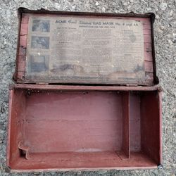 ACME Full/Vision Gas Mask Wood Box ONLY For No.4 and 4A.