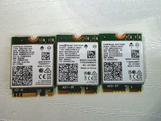 3 network card Intel AX211NGW and AC8265 NGW