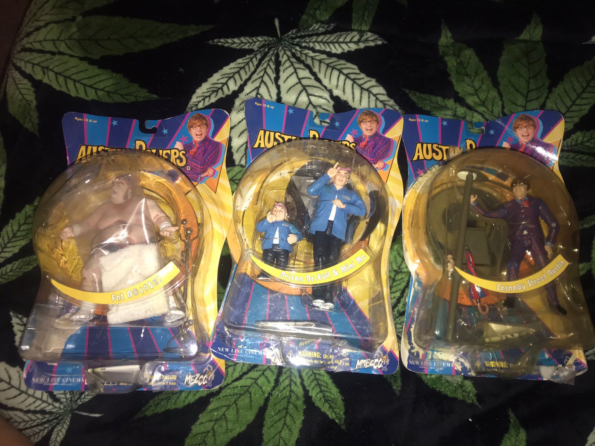 Austin Powers Goldmember rare figurines