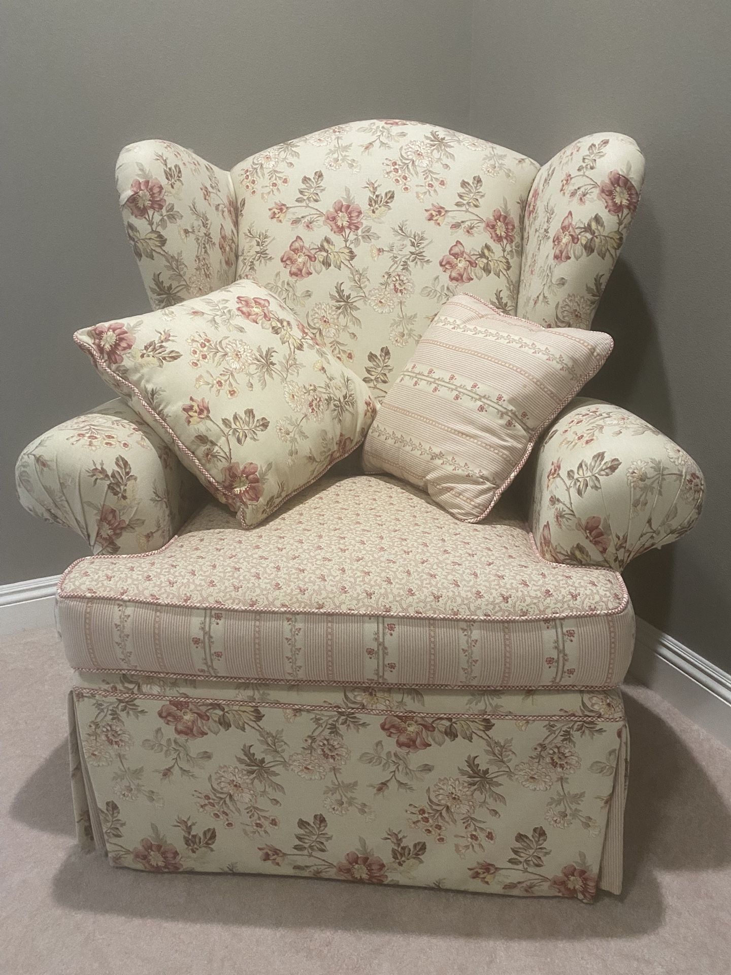 Chair And Ottomans