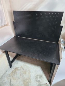 Work Bench Peg Board Foldable
