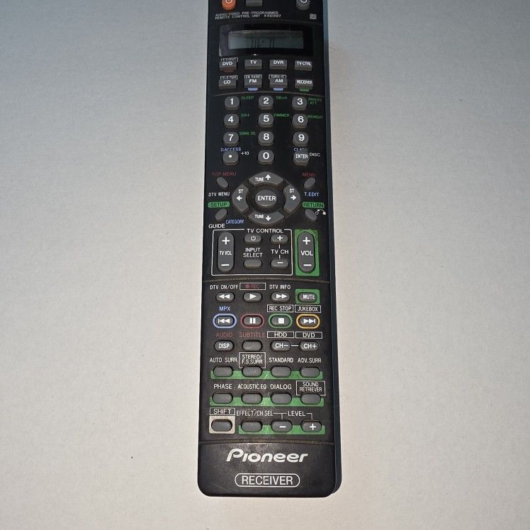 Pioneer OEM Receiver - Remote Control xxD3127 - No Battery Cover