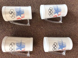 Rare 1984 Olympic Mug Set
