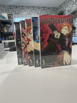 Jujutsu Kaisen Manga Vol 3,4,5,6,8