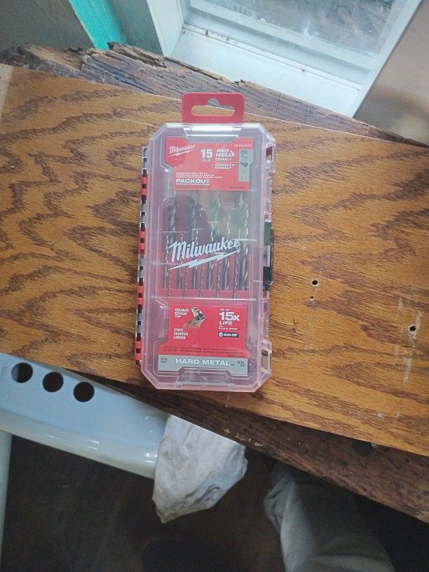 Milwaukee 15pc Drill Bits For Hard Metal