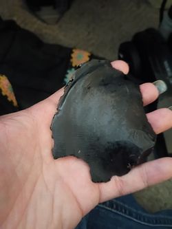 Black obsidian
