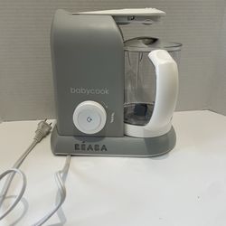 BEABA BabyCook Solo Electric Baby Food Maker Processor Blender Steamer BEA010A