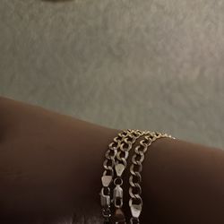 10k gold Cuban bracelets