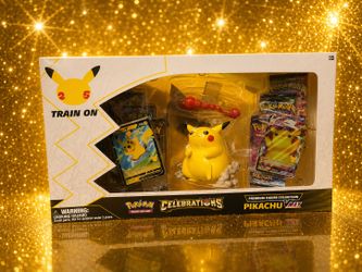 Pokémon Celebrations 25th Anniversary Pikachu VMAX Premium Figure Collection - Factory Sealed
