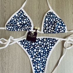 Polka Tanning Bikini