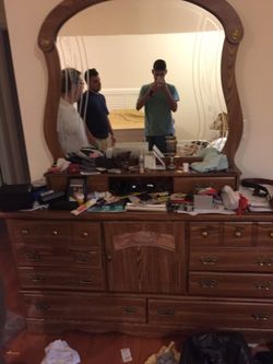 Dresser and Mirror