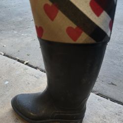 Women's Burberry Rain Boots 8