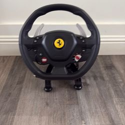 Thrust master steering wheel for gaming