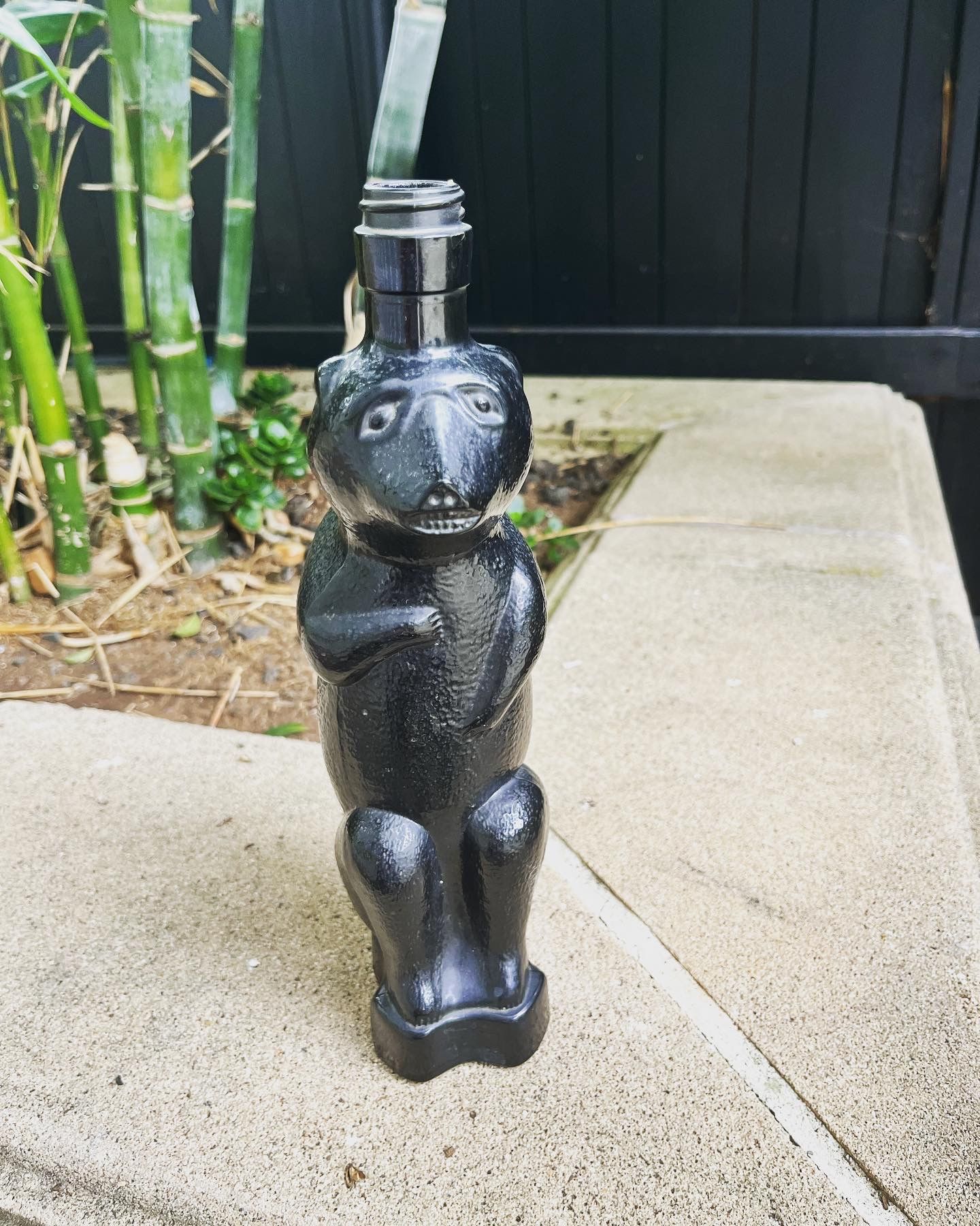 Vintage Black Bear Smirnoff Bottle