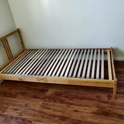 Twin Bed Frame With Mattress 