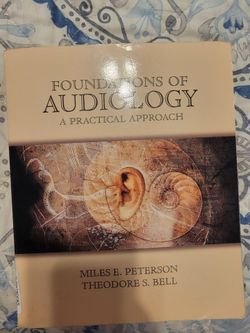 Foundations of Audiology Book