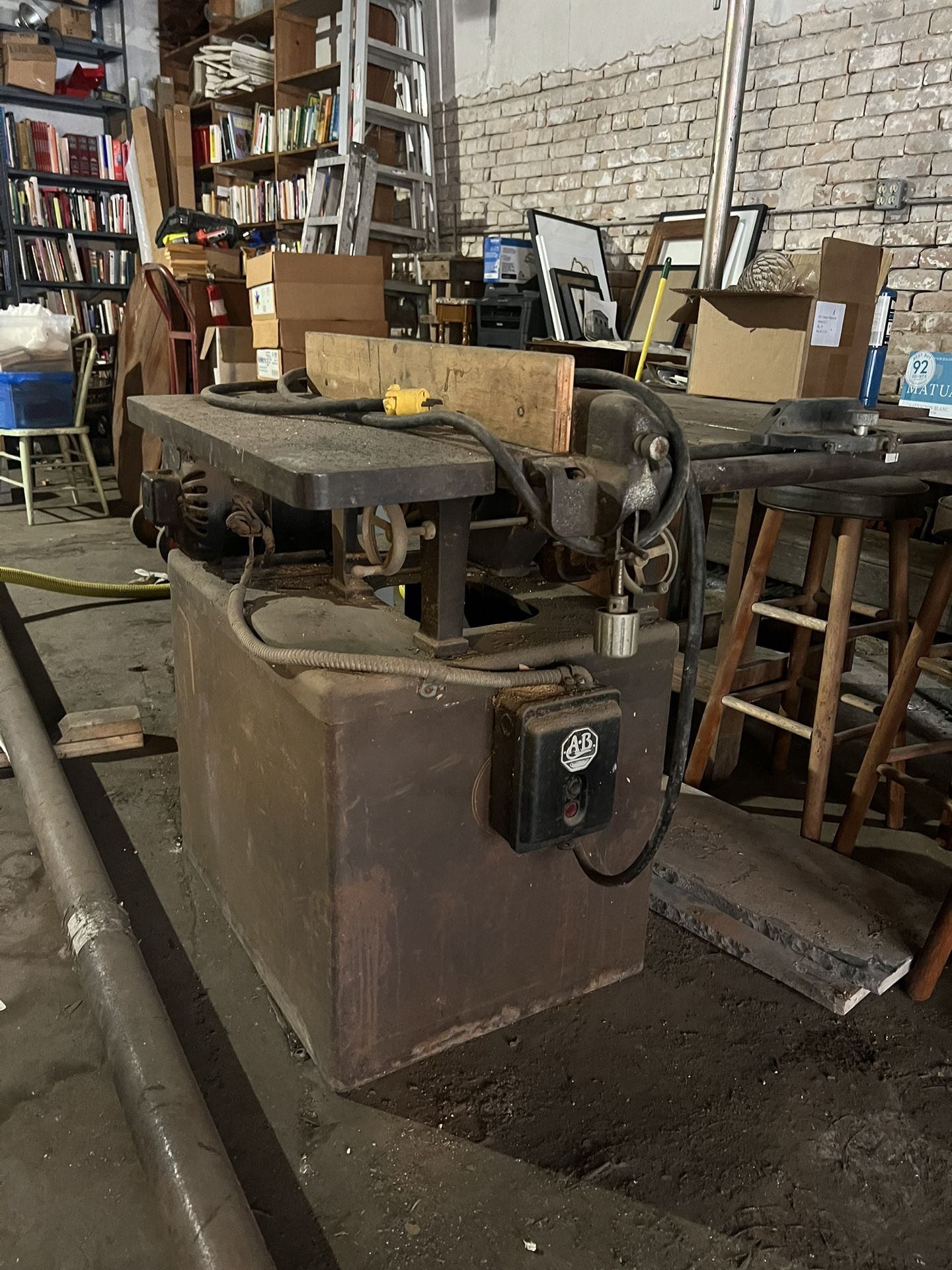 Vintage 1940s Industrial Table Saw – 1HP Deming Motor + A-B Switch