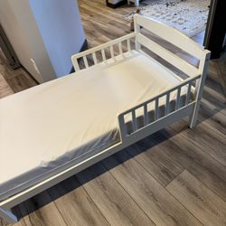 Toddler Bed + Mattress 