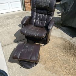 Chair And Foot Rest