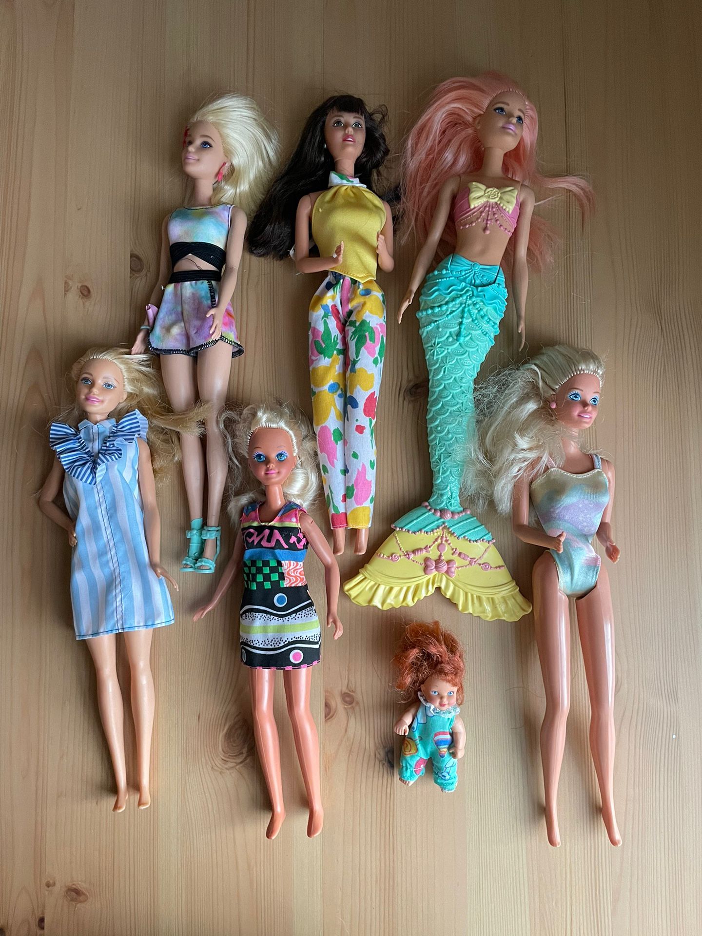 Mattel Barbie Doll Figure Lot 