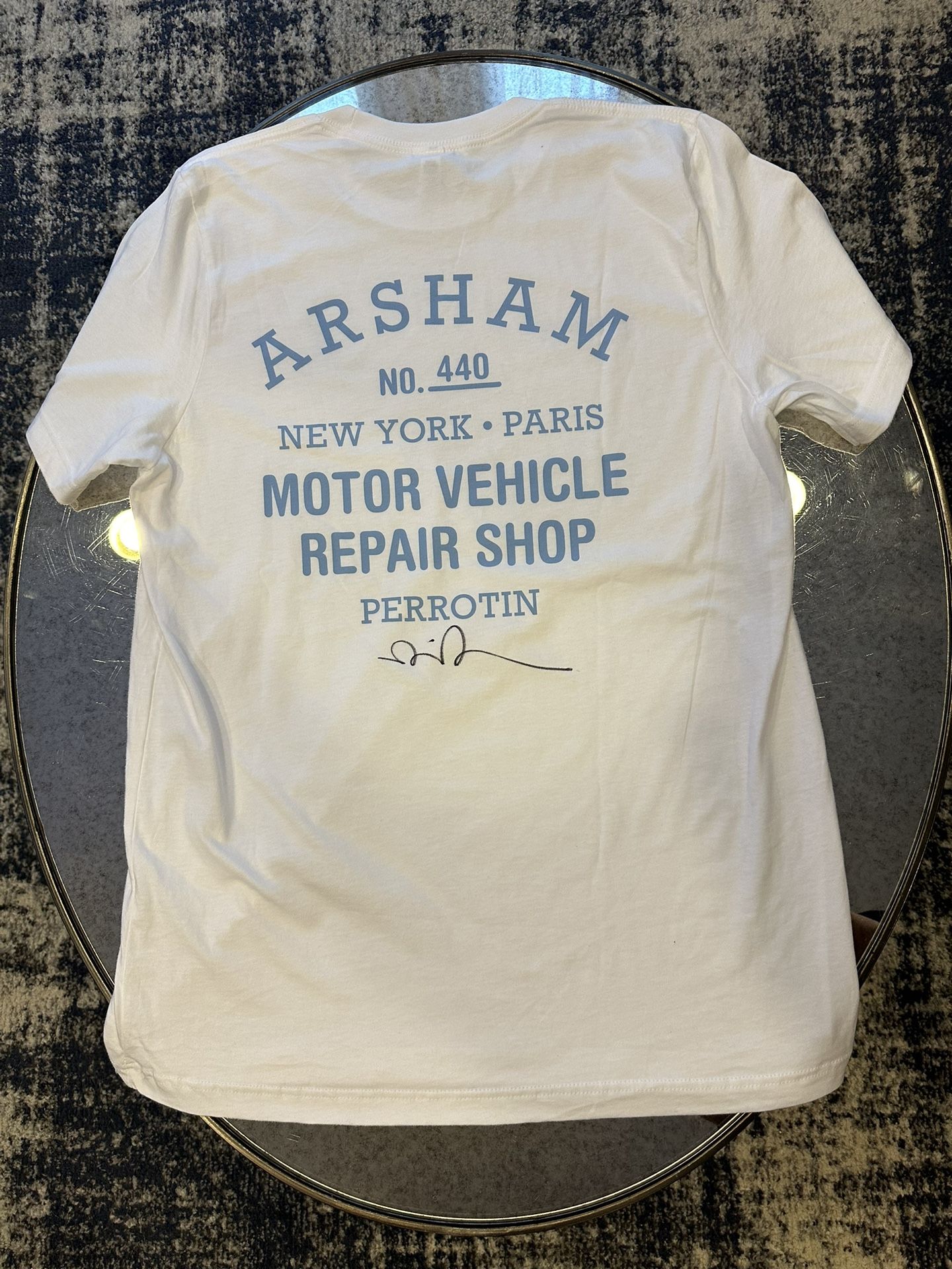 Autographed Daniel Arsham x Snap-on Tools t-shirt