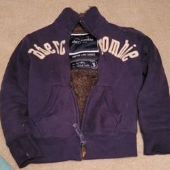 Girls Size Small NY Abrocrombie Indigo Lake Navy Blue Winter Coat