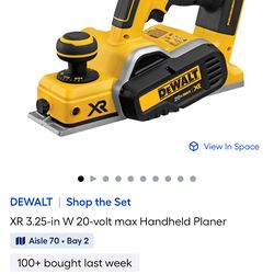 BRAND  NEW DEWALT 20V XR BRUSHLESS PLANER