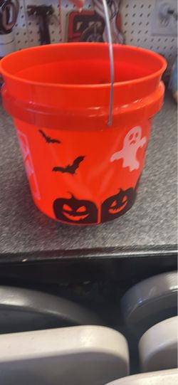 Halloween Trick-or-Treat Plastic Bucket