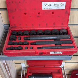 Snap On Bushing Driver Set In Hard Case #A157C